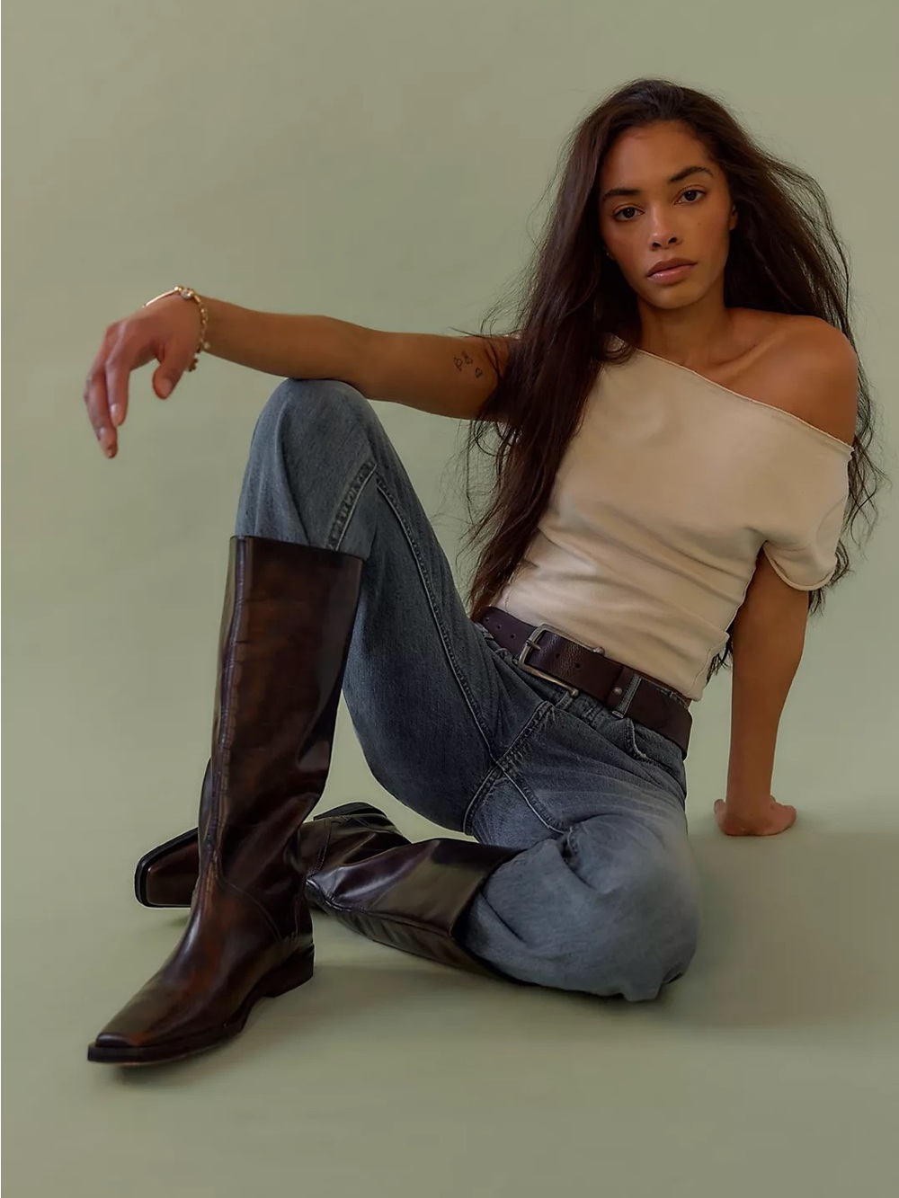Free People Like Lightning Tall Boots